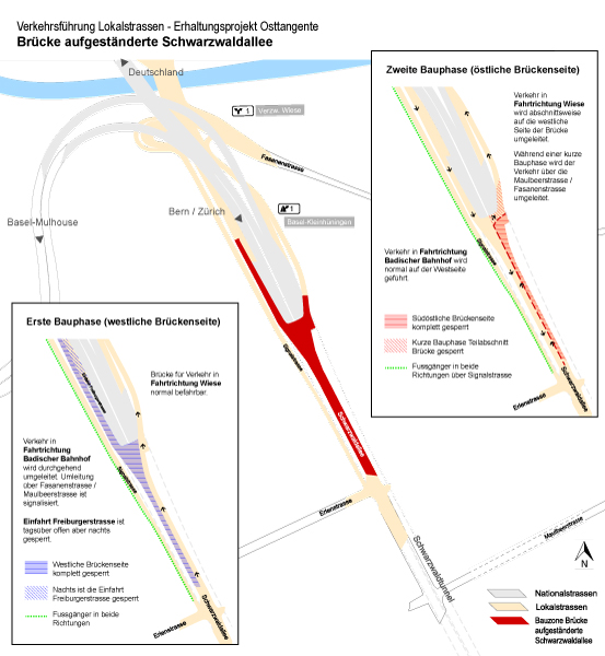 Schwarzwaldallee Basel - Erhaltungsprojekt A2 Osttangente Basel - Osttangente Basel - ASTRA - ASTRA Schweiz - EP Osttangente Basel - A2 Basel - Stau Basel - Staumeldungen Basel - Staumelder A2 - Verkehr Basel - Verkehrsmeldungen Basel - Verkehrslage Basel - Strassenzustand Basel - Autobahn Basel